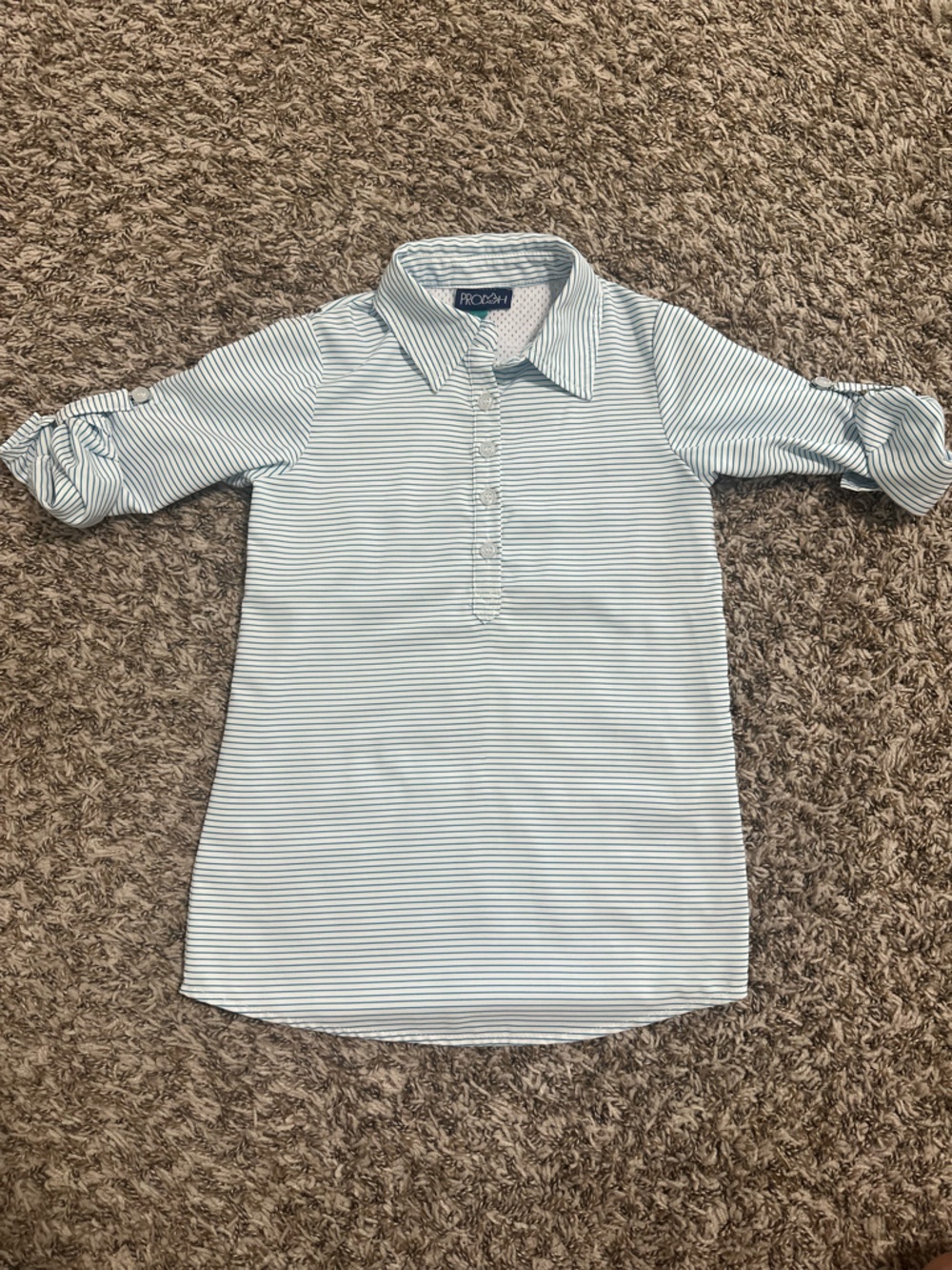 Prodoh 2T toddler blue striped dress